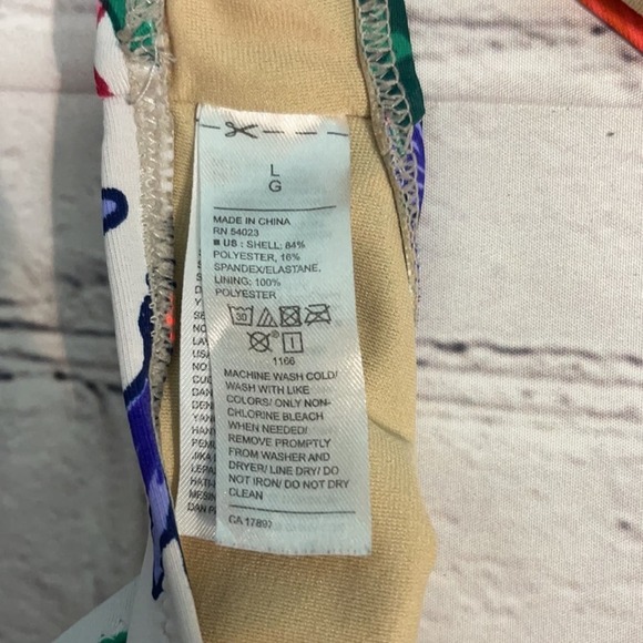 Old navy Floral Bathing Suit Bottoms Large - Picture 6 of 6